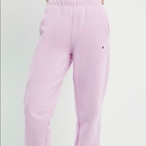 Light pink champion boyfriend sweats